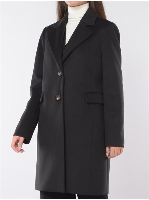 coat woman black KAOS | QIJMR001/0001